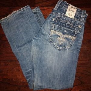 Men’s Rock Revival Boot Cut Jeans